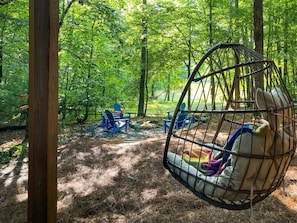 This 2-acre property extends to a lovely pond view - it's private though so no swimming...