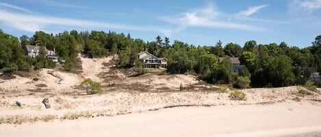 Wonderful, private beach down the sandy path