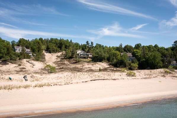 Wonderful, private beach down the sandy path