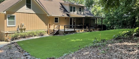 Front of home as you enter the property.  This is where you will enter the home.