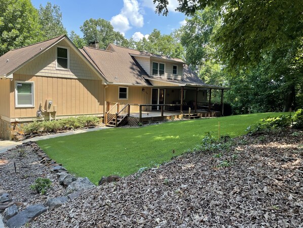 Front of home as you enter the property.  This is where you will enter the home.