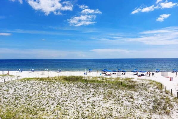 Castaways 2C - Panoramic View of Beach & Gulf from 2C Balcony