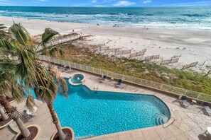 Beachfront outdoor pool
