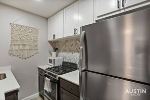 Fully equipped kitchen with all the essentials and dishwasher