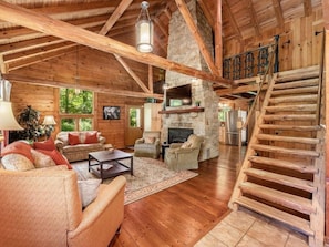 Living Room in Main Cabin