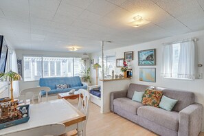Living Room | Window A/C Unit | Board Games
