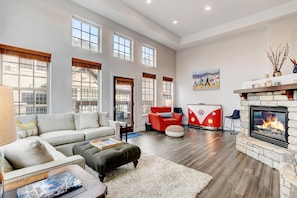 Gorgeous Open Living Room Space With Custom Details