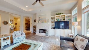 Family Room with HDTV