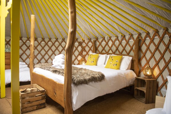 Goldfinch Yurt, Yorkshire; Luxury glamping