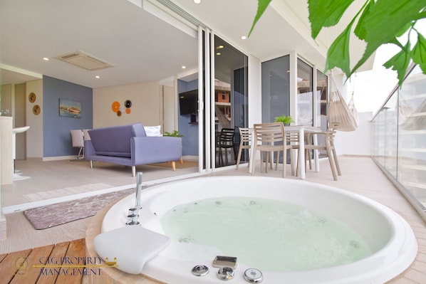 Bubbelpool inomhus