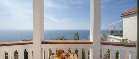 Private balcony at Regina di Furore