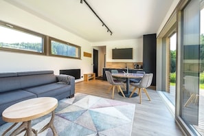 Ferienwohnung zum Schlossblick-Wohnraum