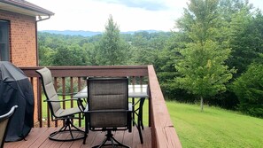 Back patio mountain views. 