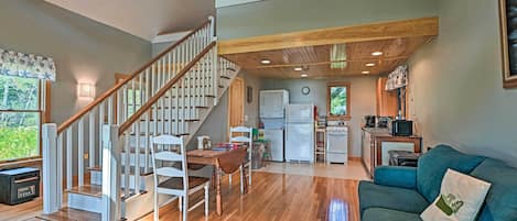 Stonington Vacation Rental | Studio | 1BA | 700 Sq Ft | Stairs Required