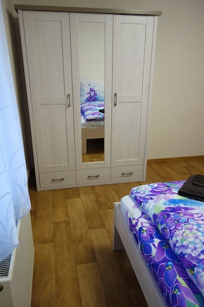 wardrobe in the bedroom