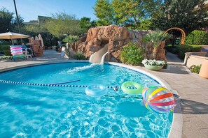 Water Slide and pool