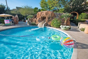 Water Slide and pool