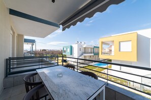 Uitzicht vanaf balkon