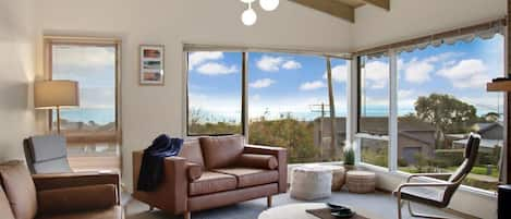 Main living area front of property overlooking Corio Bay