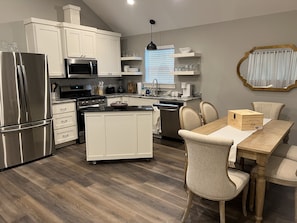 New appliances and granite counter tops