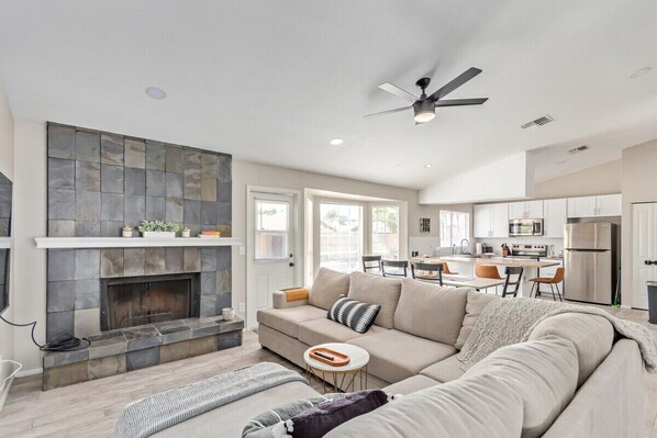 Inviting living room