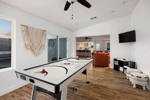 Having a blast with our favorite indoor game!