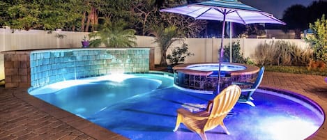 Heated Saltwater Pool and Hot Tub