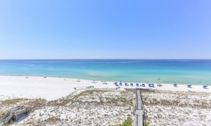 beach view from balcony