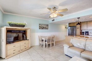 Living Room with Balcony Access