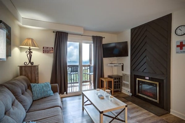 View of the space from the front door
