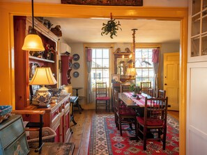 This is the scene from the kitchen looking into the dining room~ be prepared to let your heart sing!