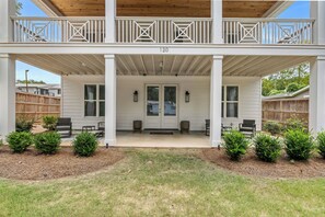 Spacious front porch