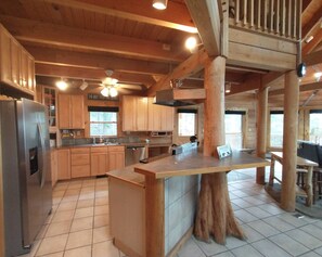 Kitchen with lots of room for meal prep