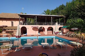 Schwimmbad des Ferienhauses