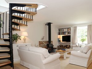 A rural retreat in East Sussex with log burner