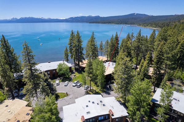 Star Harbor 6 Exterior Aerial of Condo and Lake Tahoe - Star Harbor 6 Exterior Aerial of Condo and Lake Tahoe