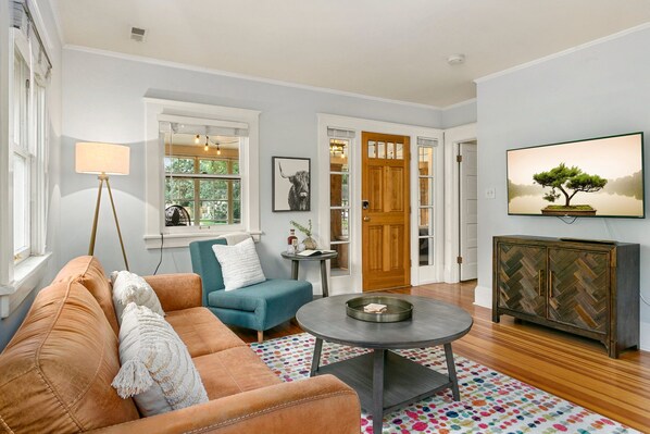 Living Area with Smart TV