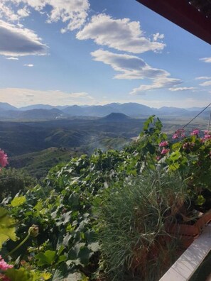 Blick von der Unterkunft