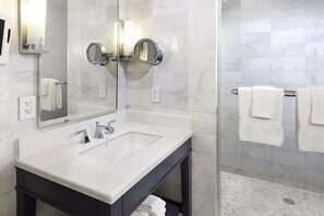Bathroom with bath essentials