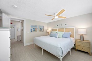 Bright and inviting, featuring a plush king-size bed and elegant décor for a peaceful night's sleep.