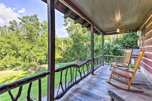Covered Porch | Rocking Chairs | Pastoral Views