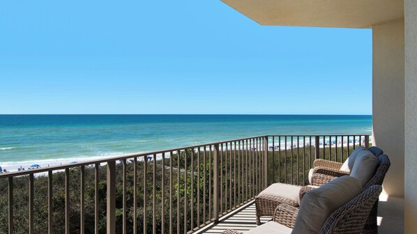Legacy 304 - Balcony with Gulf views