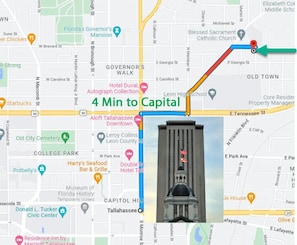 4 Min to Capital Bldg