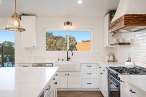 High class country kitchen is a perfect additional to this splen