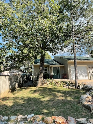 Front of house, front door