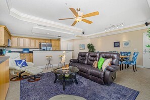 Open concept kitchen, living room and dining Room