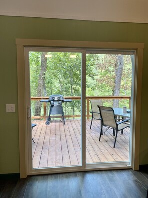 View to the comfy deck