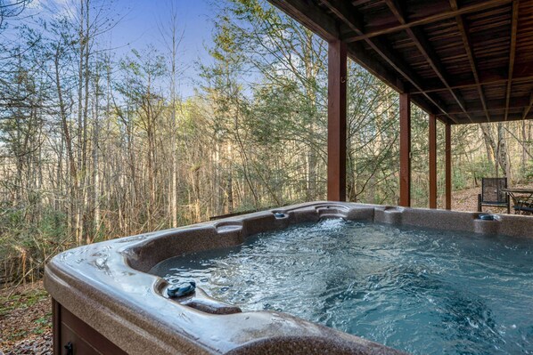 Enjoy Peaceful Living in the Steamy Hot Tub