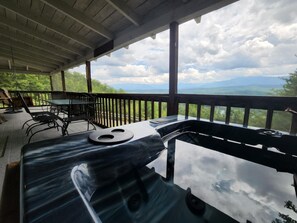 Hot tub with a view!