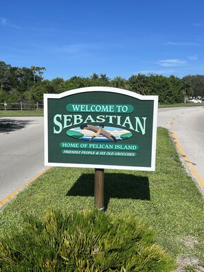 Welcome to Sebastian and our home. We hope you enjoy your visit as much as we do